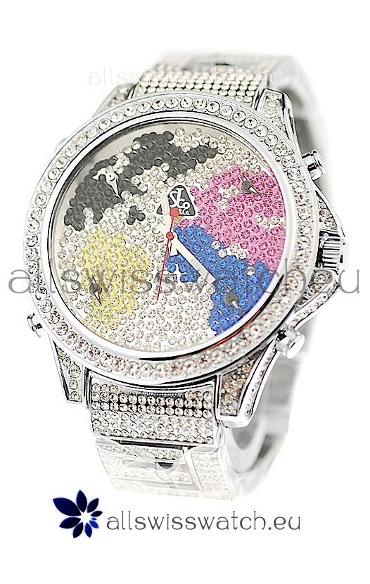 IMG_9086 Jacob & Co Diamond in Multi Color Dial 3