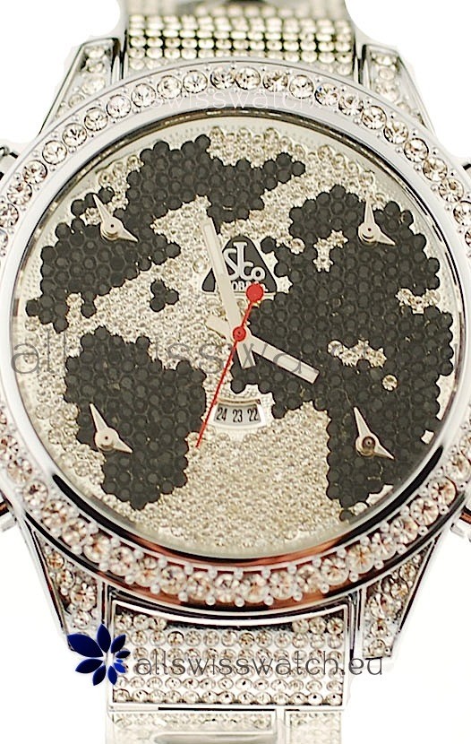 IMG_9086 Jacob & Co Diamond in Black/White Diamond Dial 3