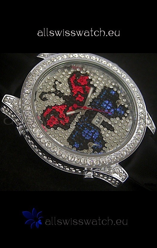 IMG_9086 Five Time Zones J&C Clone in Full Diamonds 3