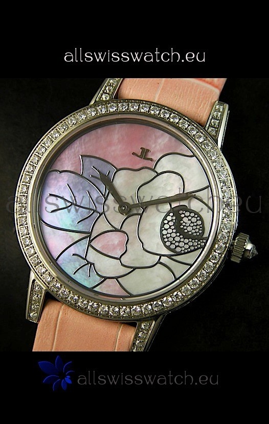 IMG_9086 Jaeger LeCoultre Quartz Movement Ladies - Pink Dial 3