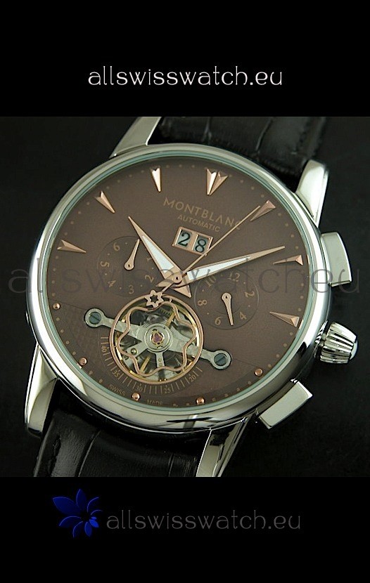 IMG_9086 Mont Blanc Flying Tourbillon in Brown Dial 3
