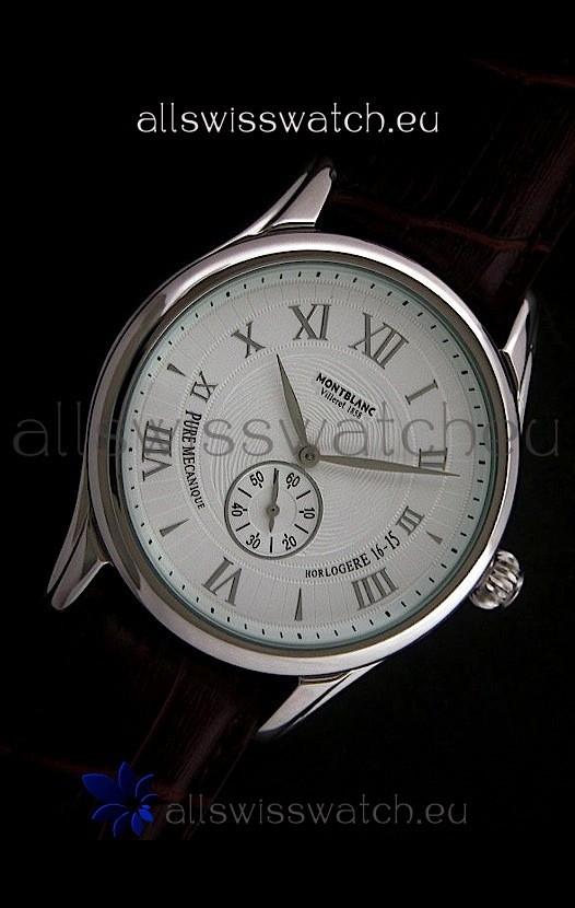 Mont Blanc Star Chrono in White Dial 3
