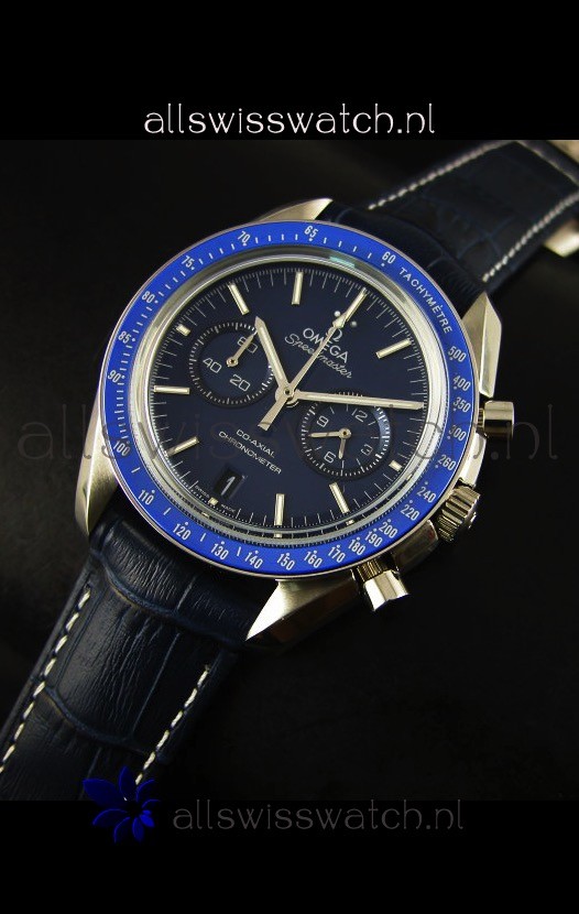IMG_9086 Omega Speedmaster Moon Co-Axial Dark Blue Dial 3