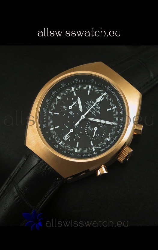 IMG_9086 Omega Speedmaster MARK II Co-Axial Chronograph Rose Gold Case 3