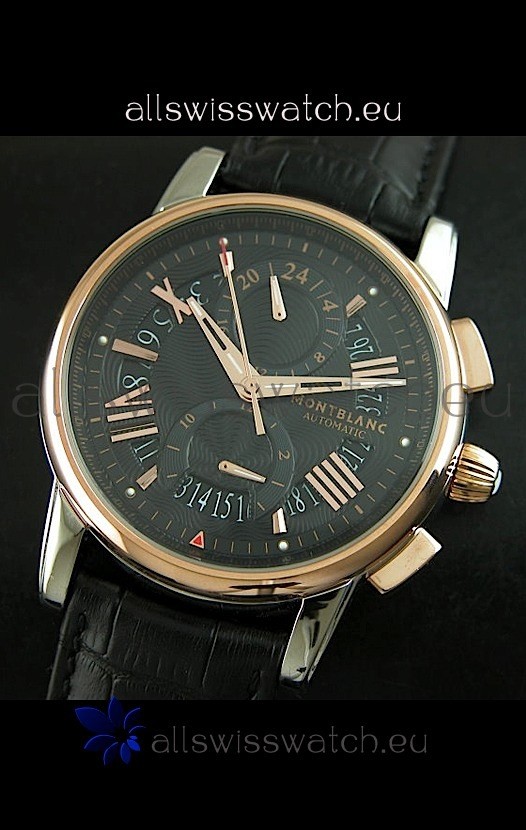 IMG_9086 Mont Blanc Automatic Chronograph Black Dial 3