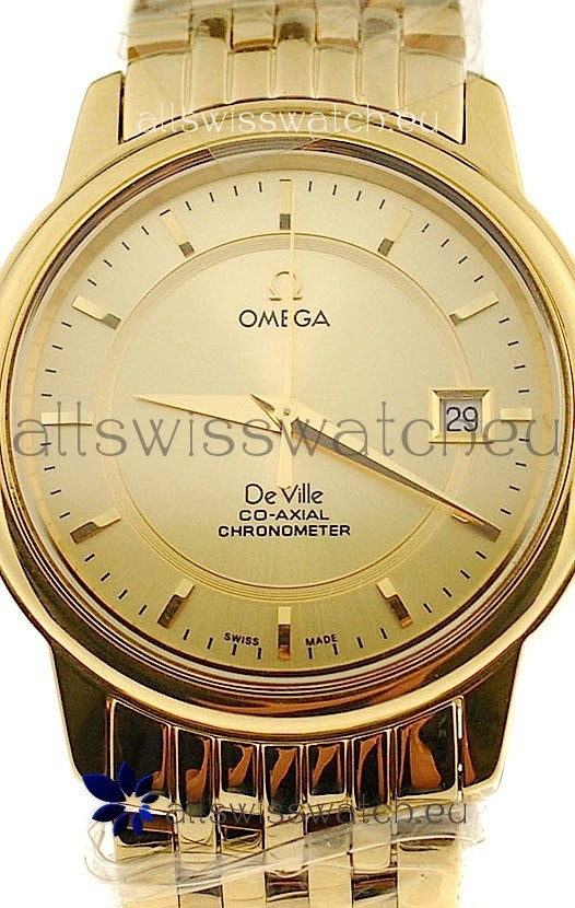 IMG_9086 Omega Co-Axial Deville Gold in Golden Markers 3
