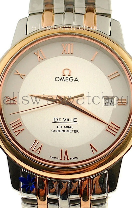 IMG_9086 Omega Co-Axial Deville Rose Gold in Roman Markers 3