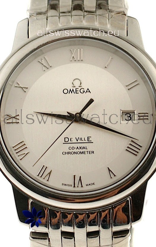 IMG_9086 Omega Co-Axial Deville Steel in White Dial 3