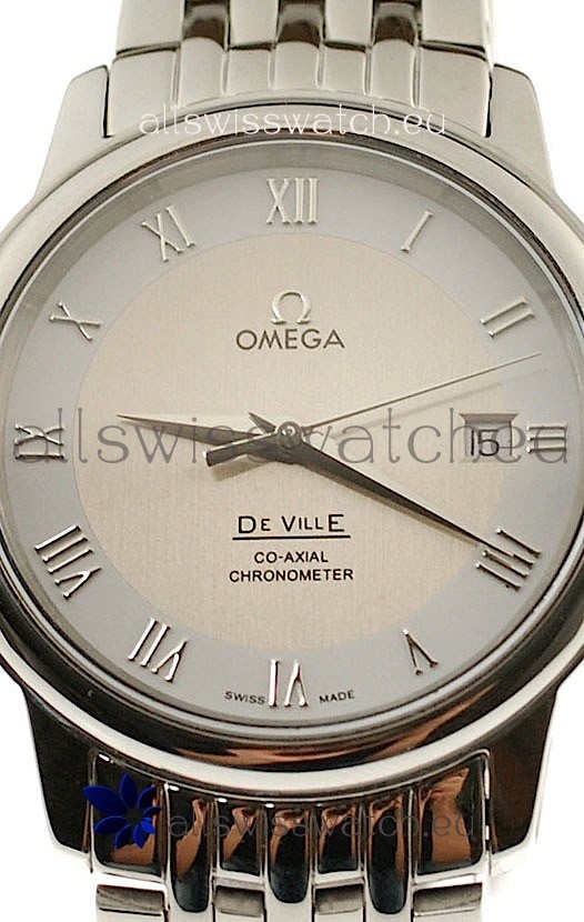 IMG_9086 Omega Co-Axial Deville Steel in Cream Dial 3
