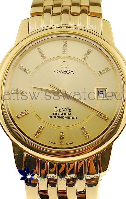 IMG_9086 Omega Co-Axial Deville Gold in Golden Dial 3