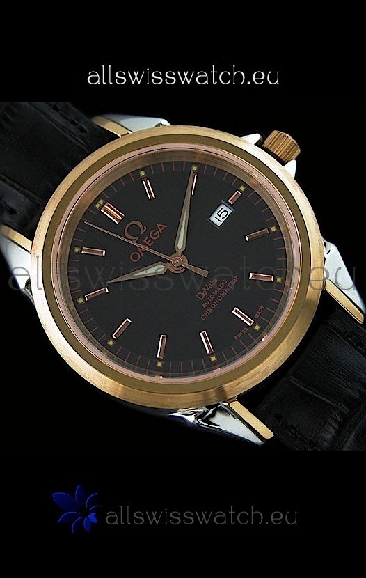 IMG_9086 Omega Deville Escapement Mechanical in Pink Gold 3