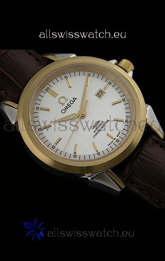 IMG_9086 Omega De Ville Co Axial in Yellow Gold Casing 3