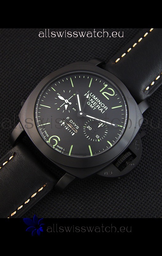 Panerai Luminor GMT 8 Days Power Reserve PVD Case 3