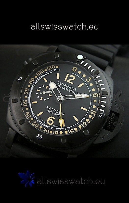 Panerai Luminor Submersible PAM193 Black Dial 3