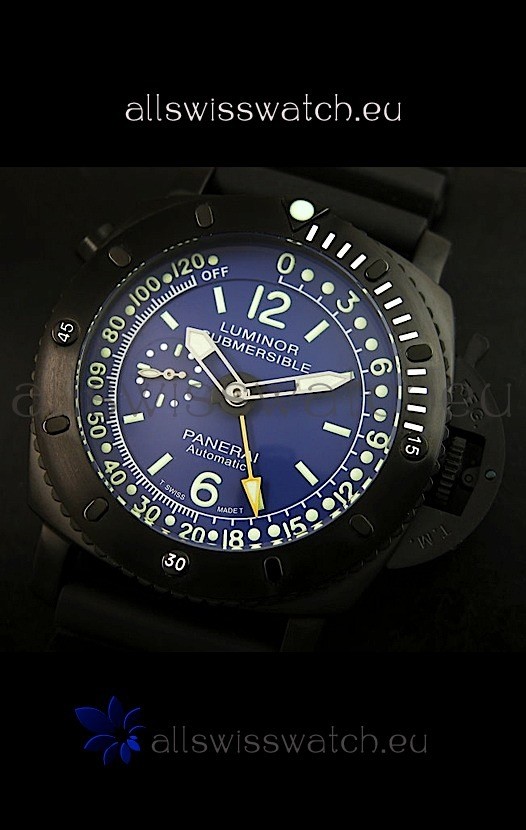 IMG_9086 Panerai Luminor Submersible PAM193 Blue Dial 3