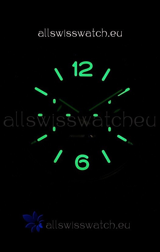 IMG_9086 Panerai PAM365 L’Astronomo Luminor 1950 GMT Equation of Time Black Dial PVD 3