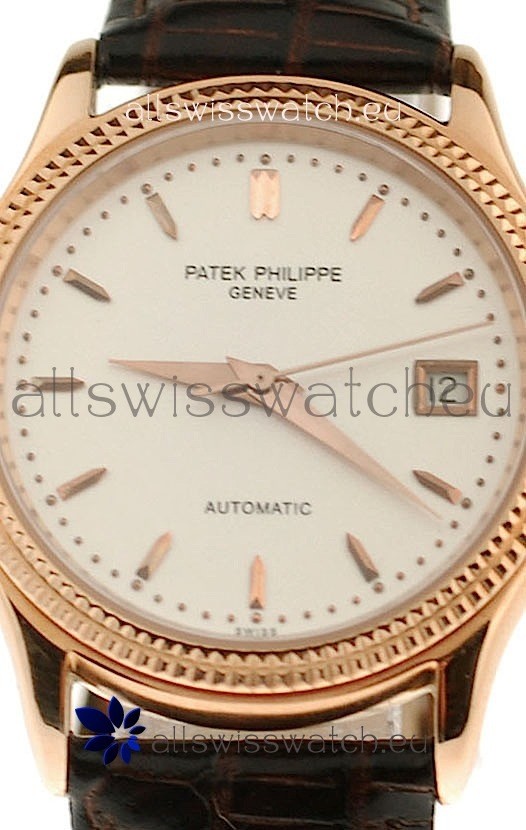 IMG_9086 Patek Philippe Geneve Pink Gold in White Dial 3