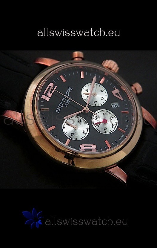 IMG_9086 Patek Philippe Perpetual Calender Steel in Rose Gold Casing 3