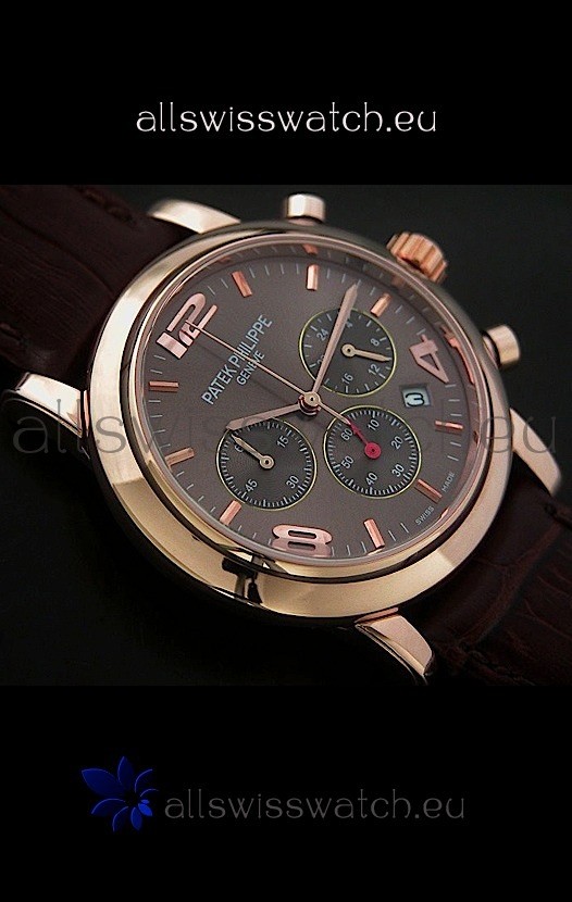 IMG_9086 Patek Philippe Perpetual Calender Steel in Brown Dial 3