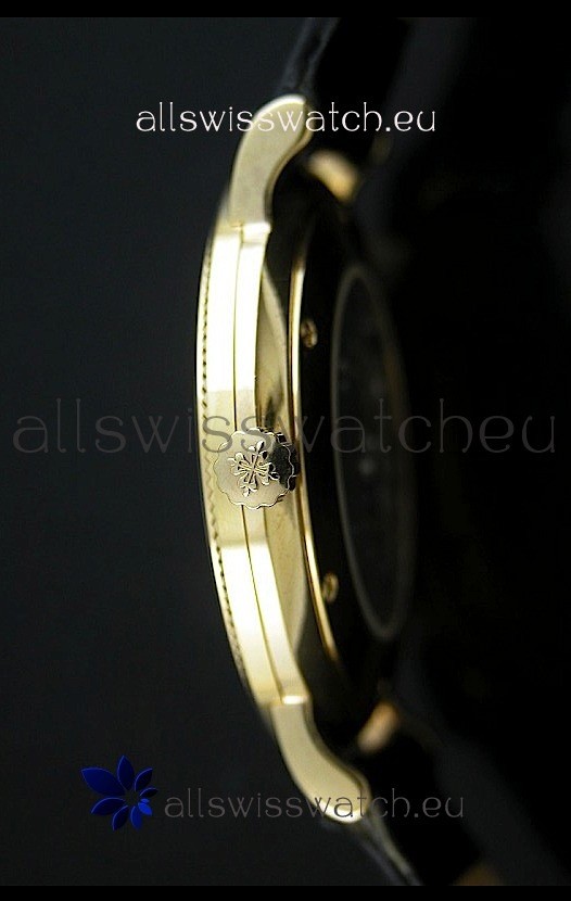 IMG_9086 Patek Philippe Calatrava Manual Hand Wind in Black Dial 3