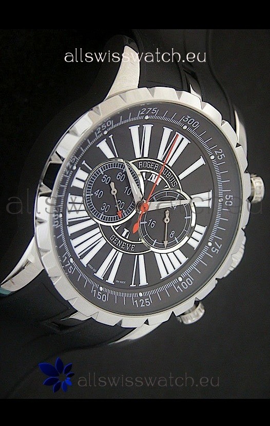 Roger Dubius Excalibur Chronoexcel in Black Dial 3