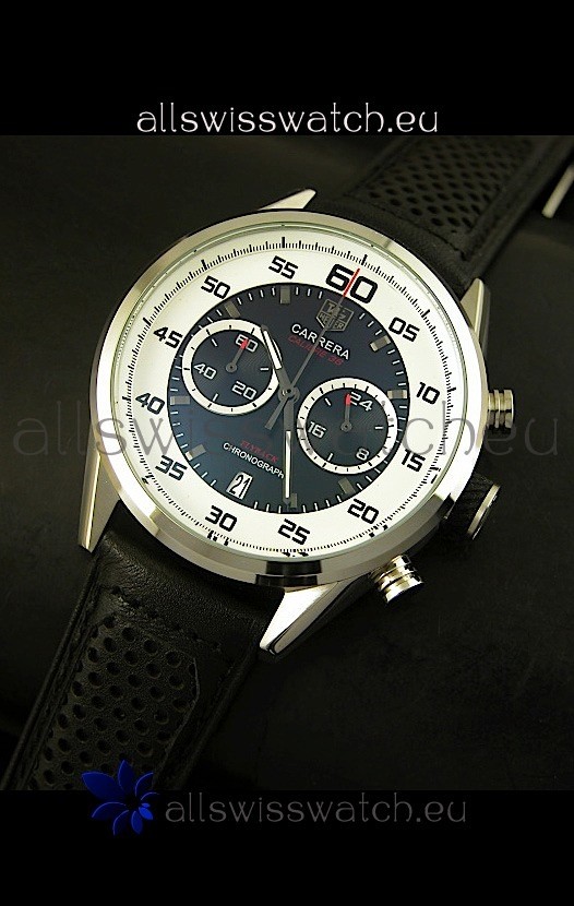 IMG_9086 Tag Heuer Carrera Calibre 36 Flyback Black Dial - Quartz Movement 3