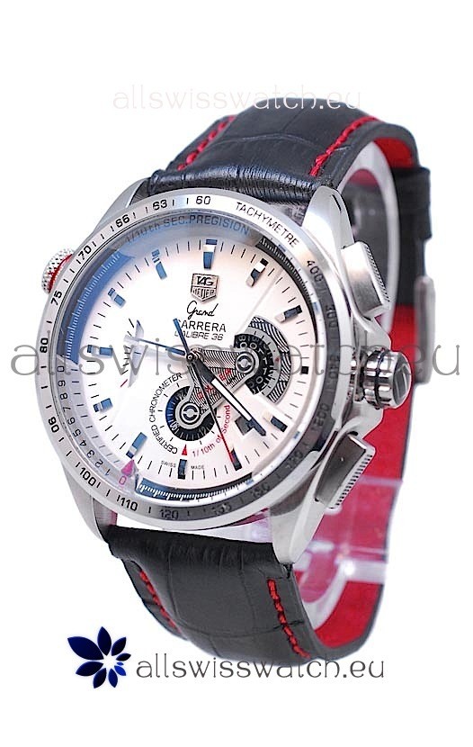 Tag Heuer Grand Carrera Calibre 36 Automatic in White Dial 3