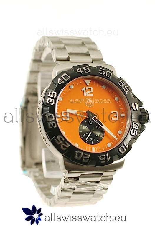 IMG_9086 Tag Heuer Professional Formula 1 in Orange Dial 3
