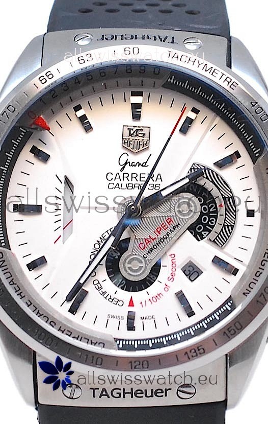 IMG_9086 Tag Heuer Grand Carrera Calibre 36 Automatic in White Dial 3