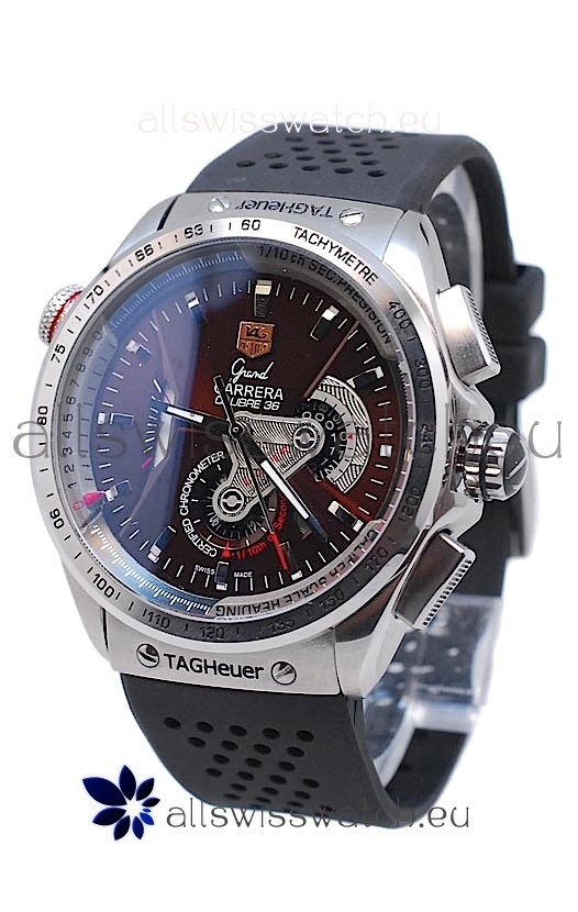 IMG_9086 Tag Heuer Grand Carrera Calibre 36 Automatic in Rubber Strap 3