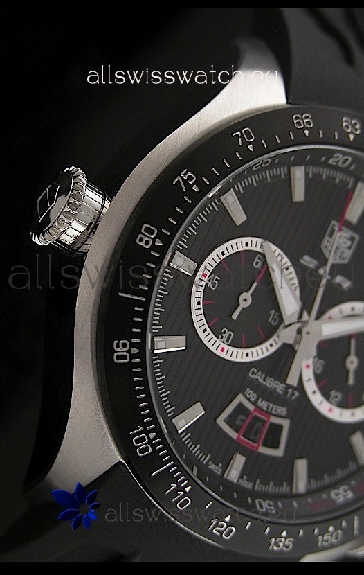 Tag Heuer Mercedes-Benz SLR Calibre 17 Steel in Black 3