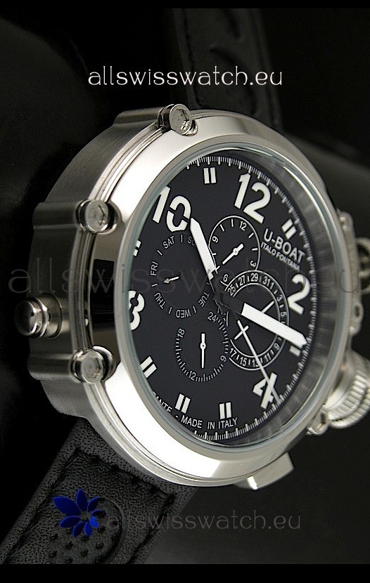 IMG_9086 U-Boat Flightdeck Rattrapante Automatic in Steel Casing 3