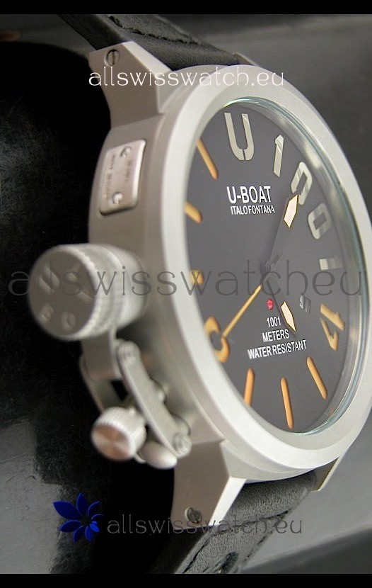 IMG_9086 U Boat U-1001 Edition Drive Automatic Steel in Orange Markers 3