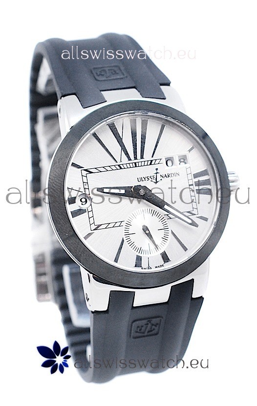 IMG_9086 Ulysse Nardin Executive Dual Time Steel Black 3