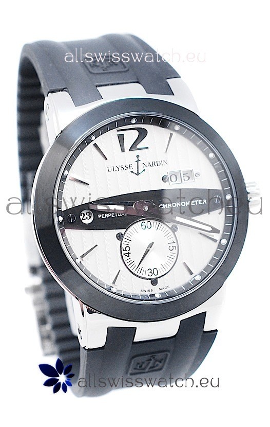IMG_9086 Ulysse Nardin Executive Dual Time Steel Black 3