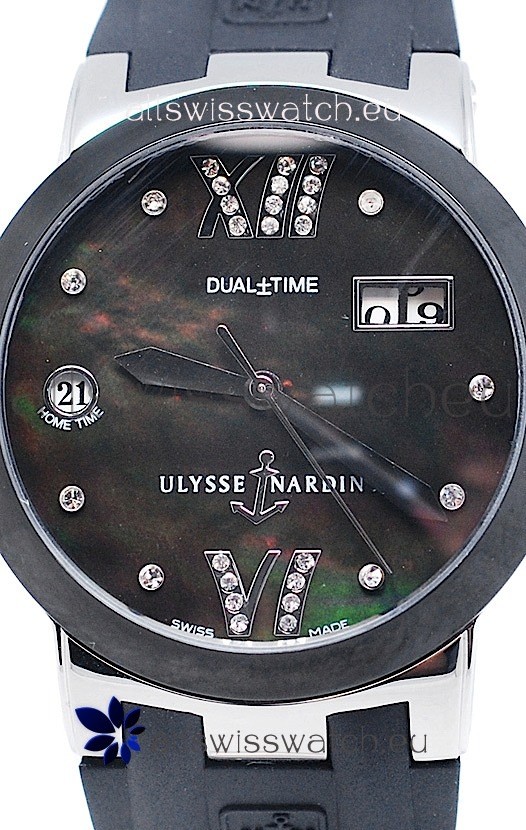 IMG_9086 Ulysse Nardin Executive Dual Time Diamond Black 3