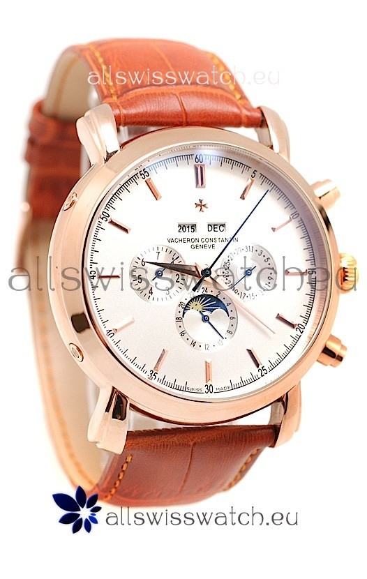 IMG_9086 Vacheron Constantin Malte Perpetual Chronograph in White Dial 3