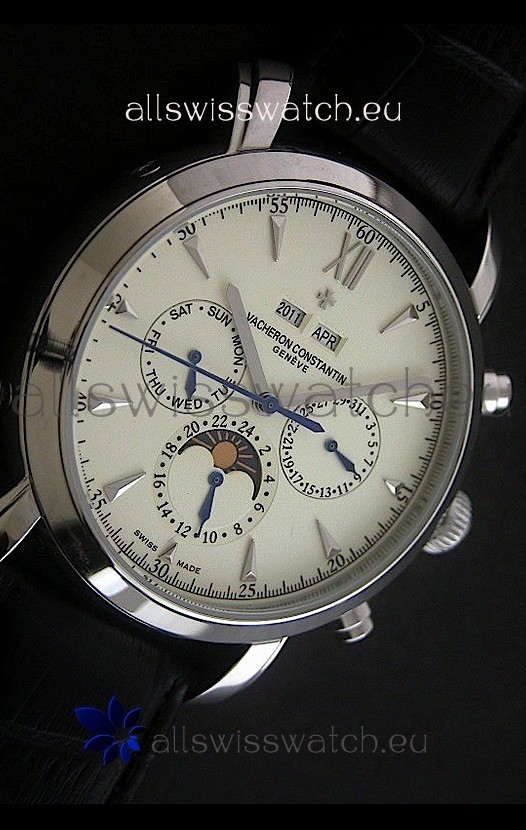 IMG_9086 Vacheron Constantin Perpetual Calendar in White Dial 3