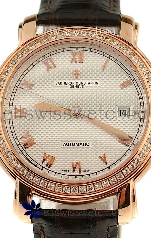 IMG_9086 Vacheron Constantin Geneve Gold in Diamond Bezel 3