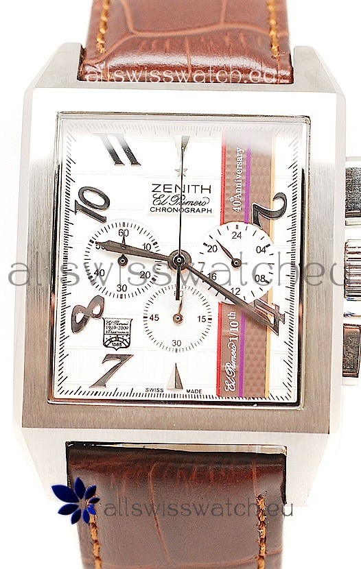 IMG_9086 Zenith El Primero 40th Anniversary Chronograph in White Dial 3