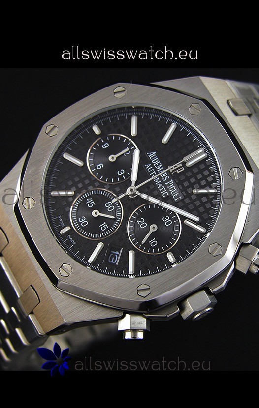 IMG_9086 Audemars Piguet Royal Oak Chronograph Black Dial Quartz - 41MM 3