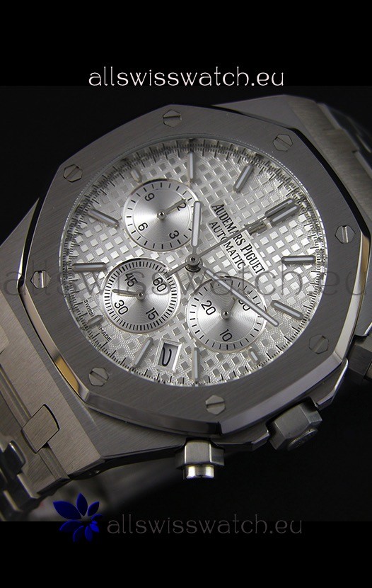 Audemars Piguet Royal Oak Chronograph Silver Toned Dial Quartz - 41MM 3
