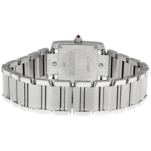 IMG_9086 Cartier W51030Q3 Tank Ladies Quartz Stainless Steel 3
