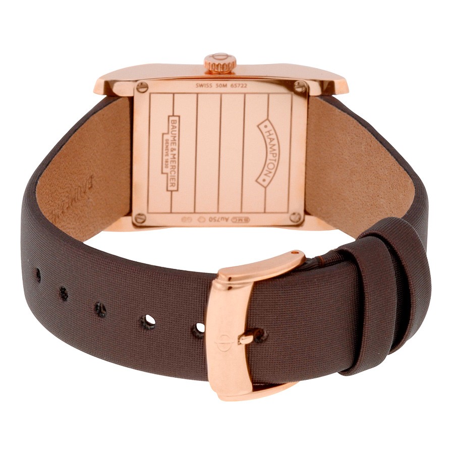 IMG_9086 Baume et Mercier 10093 Hampton Ladies Quartz 18kt Rose Gold 3