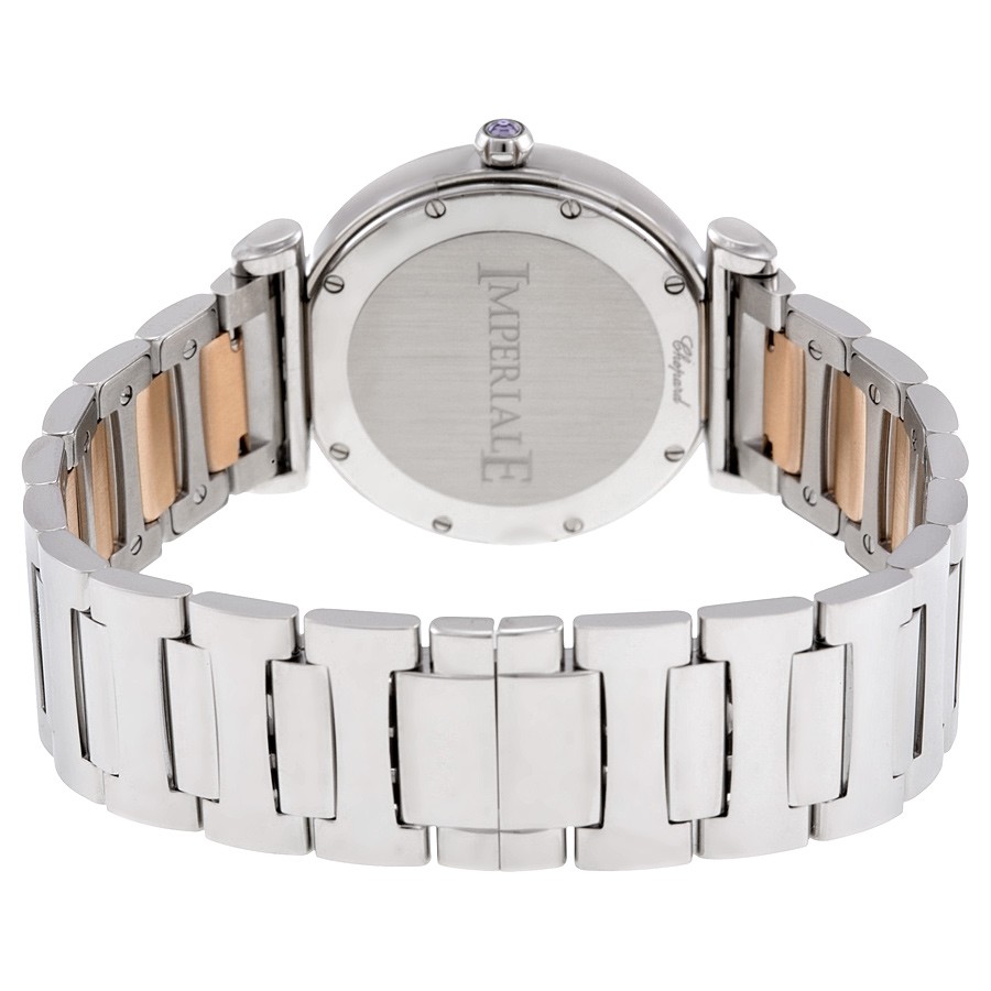 IMG_9086 Chopard 388541-6004 Imperiale Ladies Quartz Stainless Steel and 18kt Rose Gold 3