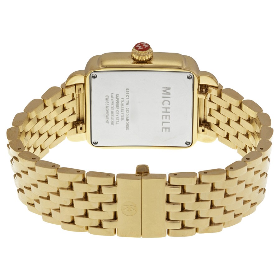 IMG_9086 Michele MWW06T000119 Ladies Quartz Yellow Gold-plated Stainless Steel 3
