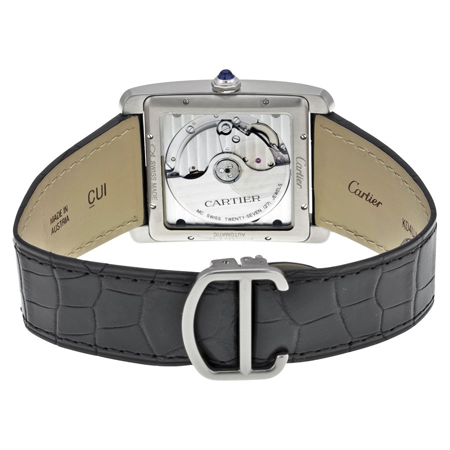 IMG_9086 Cartier W5330003 Tank Mens Automatic Stainless Steel 3