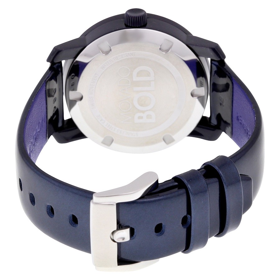 IMG_9086 Movado 3600320 Bold Ladies Quartz Navy Blue TR90 Composite Material 3