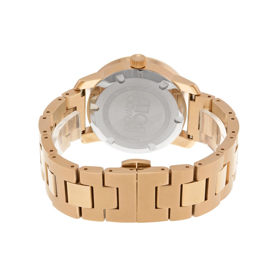 IMG_9086 Movado 3600347 Bold Ladies Quartz Rose Gold Ion-plated Stainless Steel 3