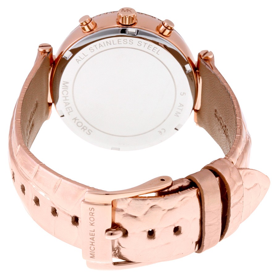 Michael Kors MK2445 Sawyer Ladies Quartz Rose Gold-Tone Stainless Steel 3